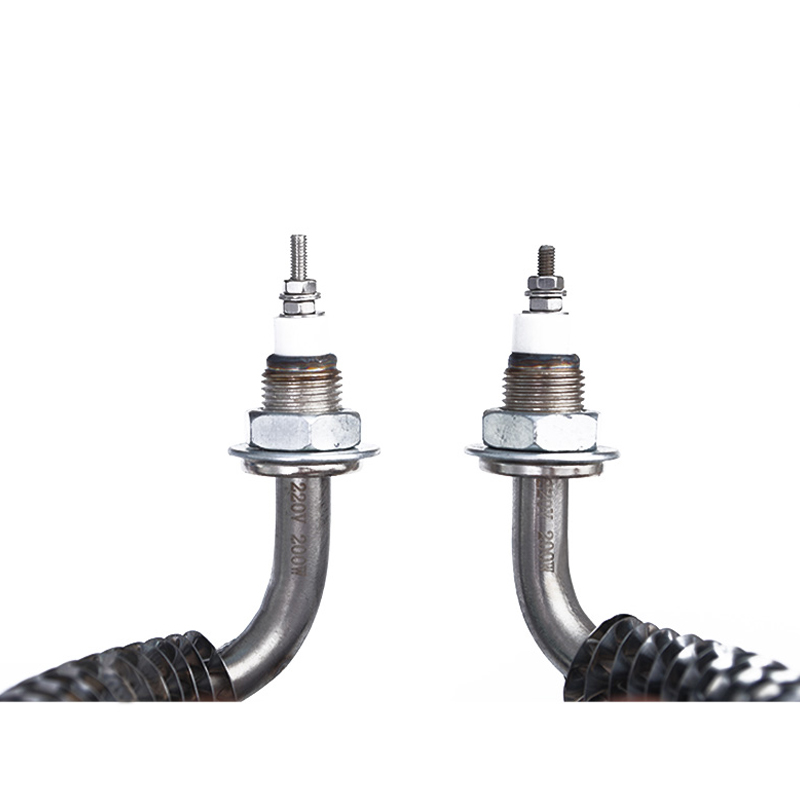 O-shaped finned heating tube