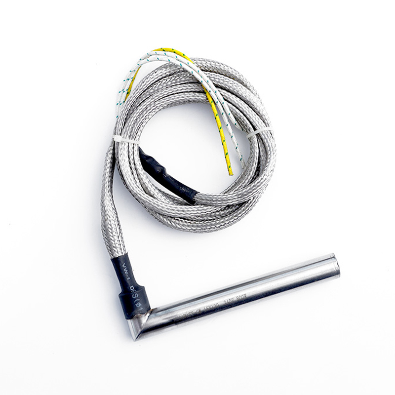 Tamang anggulo ng cartridge heater na may metal na pinagtagpi mesh
