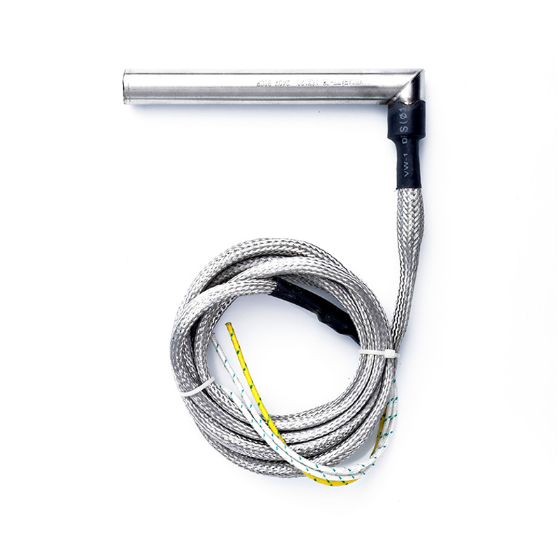 Tamang anggulo ng cartridge heater na may metal na pinagtagpi mesh